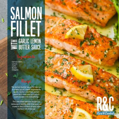 raw salmon fillet - best dish - easy grilled - R&C - buy now