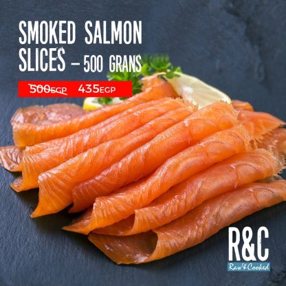 smoked -slice - salmon - best - smoked - salmon - high quality - R&C - Raw & Cooked - sale - 500 g